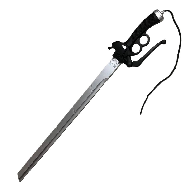 Katana (Sword) Anime: Attack on Titan Ultrahard Steel Silver (38 Inch)