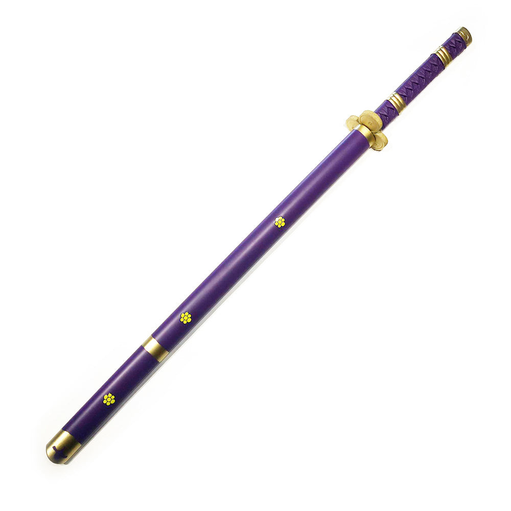 Katana (Sword) Anime: One Piece - Roronoa Zoro Purple Enma Sword with Scabbard (40 Inch)