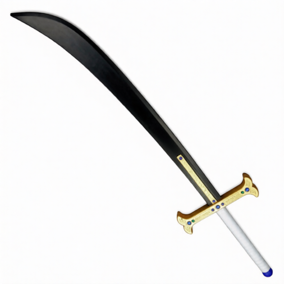 Katana (Sword) Anime: One Piece - Dracule Mihawk Yoru Sword (46 Inch)