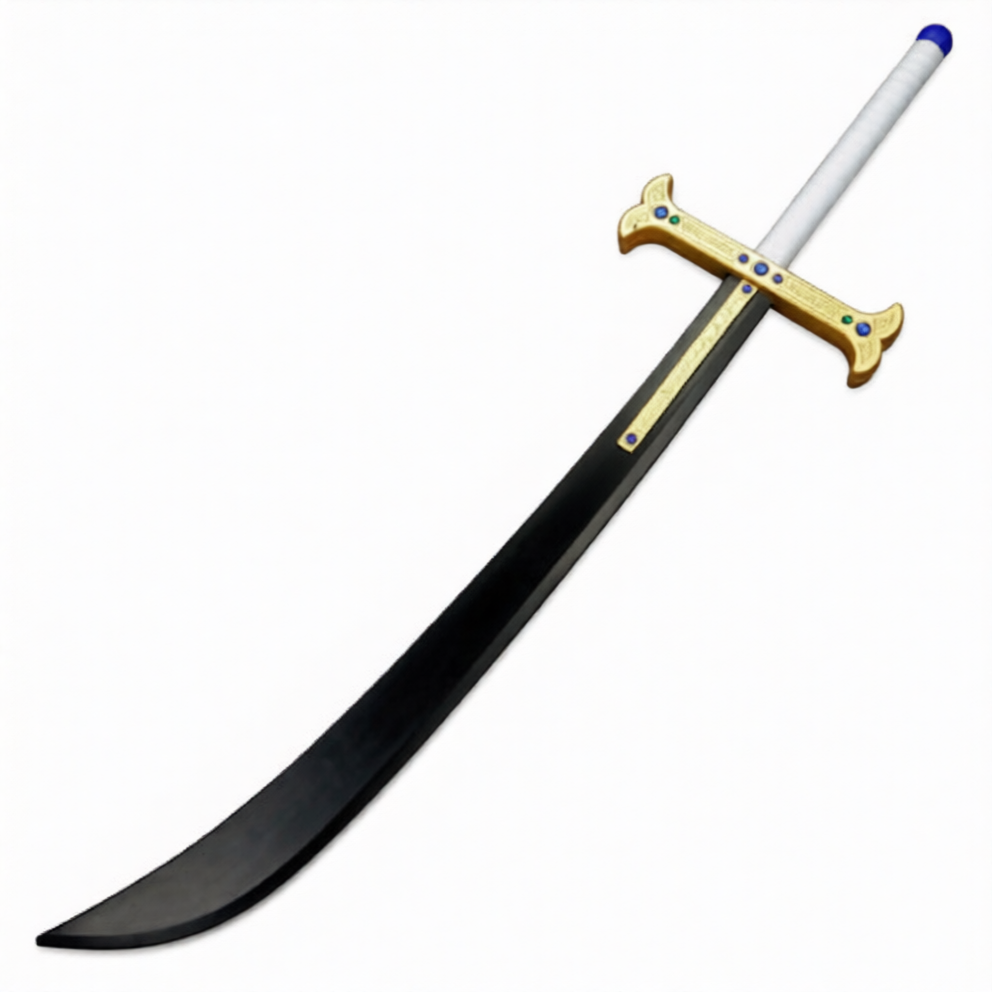 Katana (Sword) Anime: One Piece - Dracule Mihawk Yoru Sword (46 Inch)