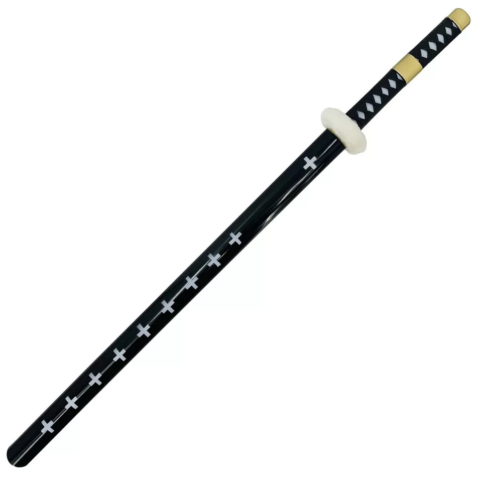 Katana (Sword) Anime: One Piece - Trafalgar D. Law Sandai Kitetsu Sword with Scabbard (40.1 Inch)