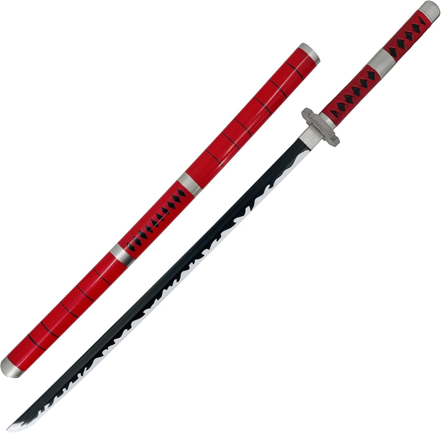 Katana (Sword) Anime: One Piece - Roronoa Zoro Sandai Kitetsu Sword with Scabbard (40.5 Inch)