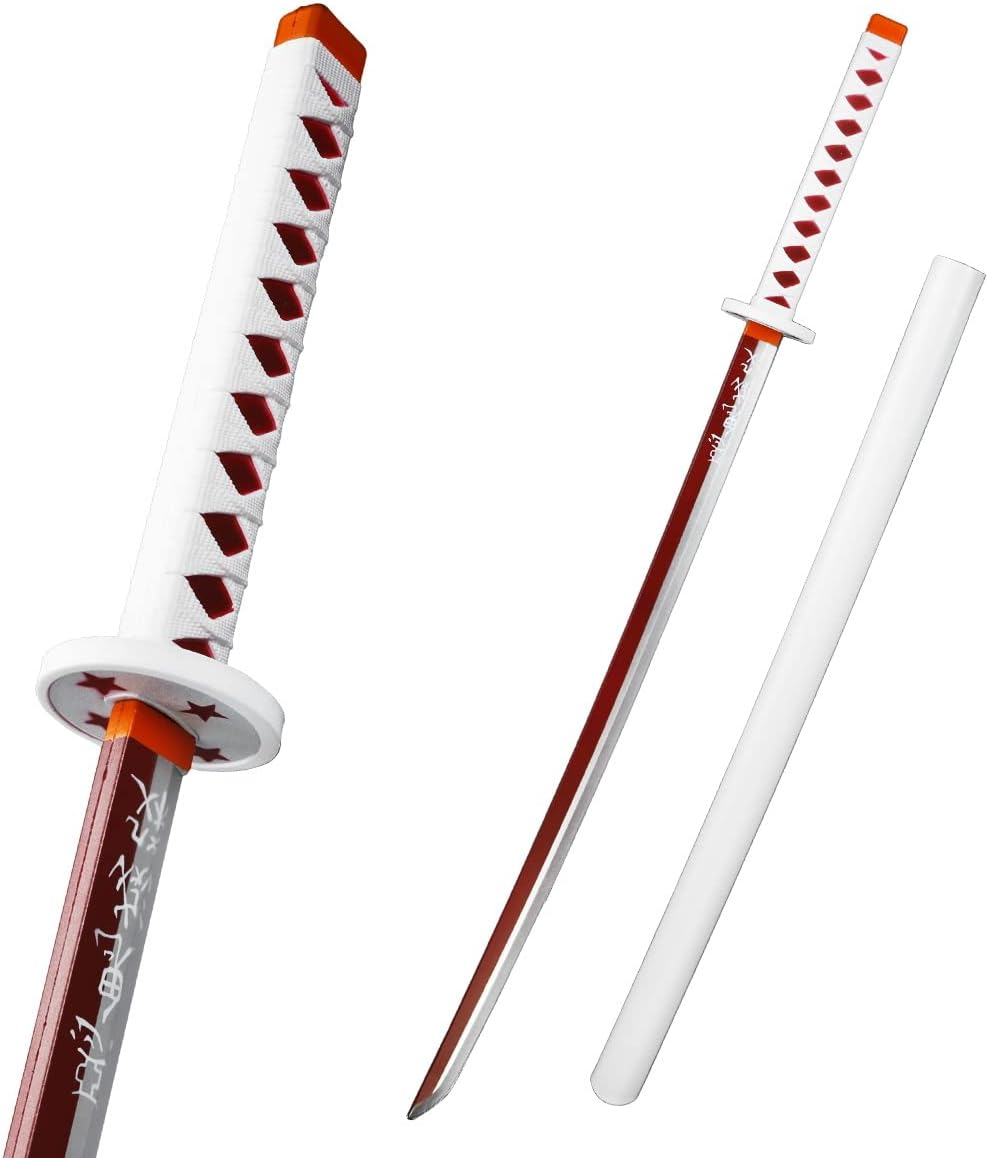 Katana (Sword) Anime: Demon Slayer - Kanao Tsuyuri Nichirin Katana (32.6 Inch)