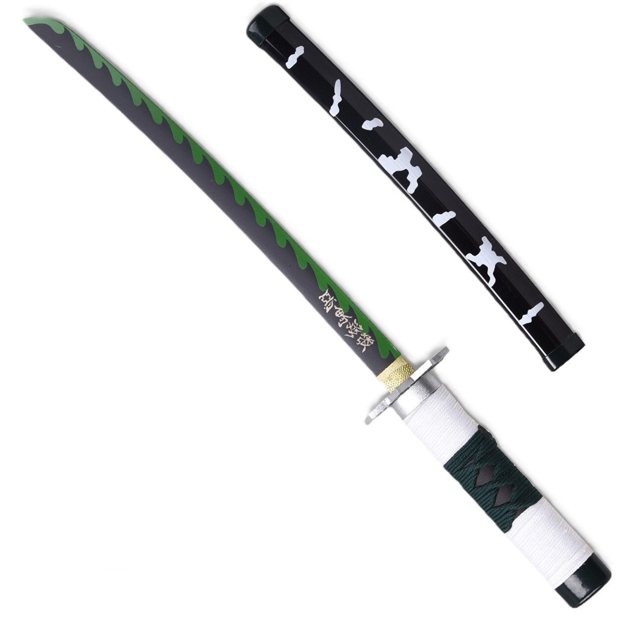 Katana (Sword) Anime: Demon Slayer - Sanemi Shinazugawa Nichirin Katana (32.6 Inch)