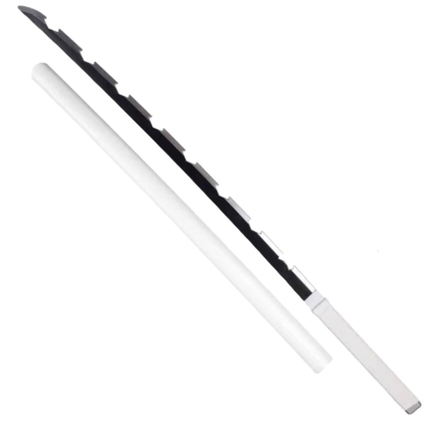 Katana (Sword) Anime: Demon Slayer - Inosuke Hashibira Nichirin Katana with Scabbard (33 Inch)