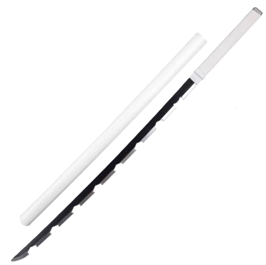 Katana (Sword) Anime: Demon Slayer - Inosuke Hashibira Nichirin Katana with Scabbard (33 Inch)