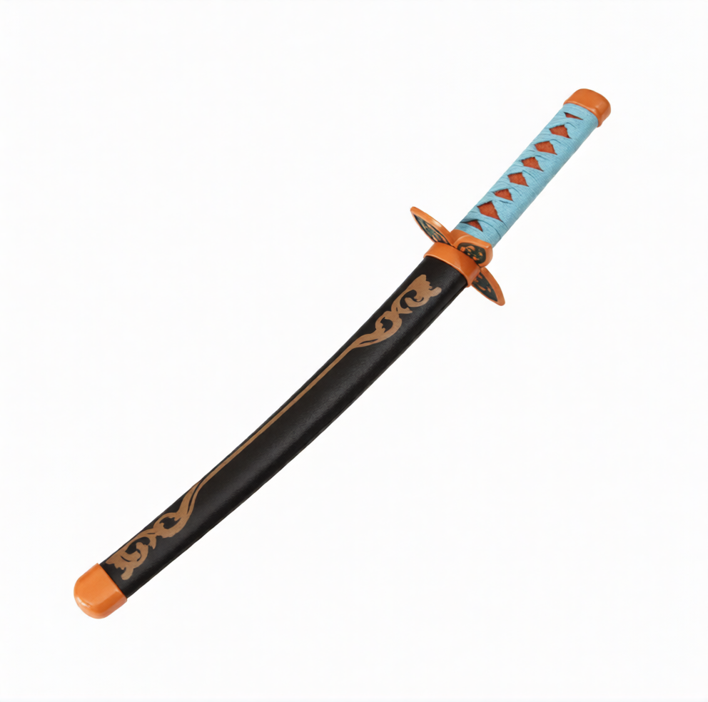 Katana (Sword) Anime: Demon Slayer - Shinobu Kocho Nichirin Katana with Black Scabbard (32.6 Inch)