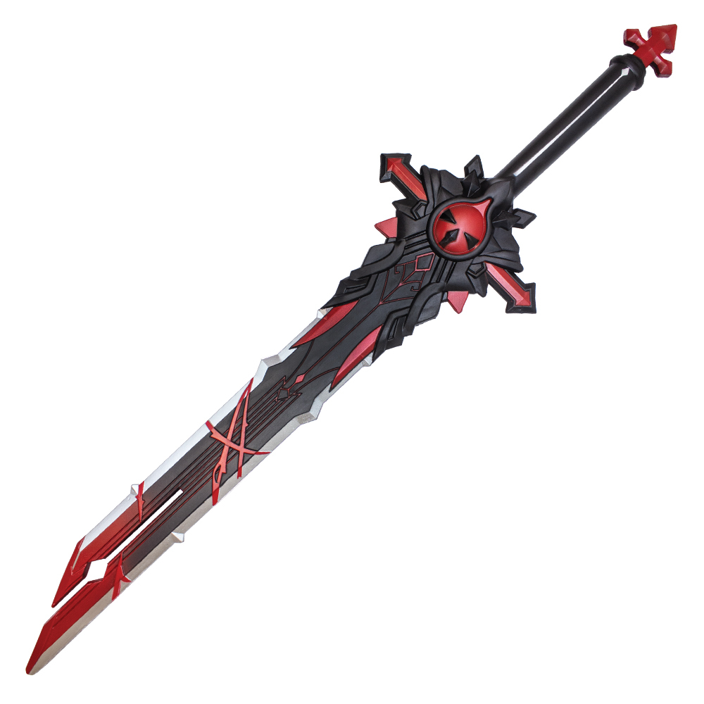 Katana (Sword) Games: Genshin Impact - Varka Wolf''s Gravestone Sword (39.3 Inch)