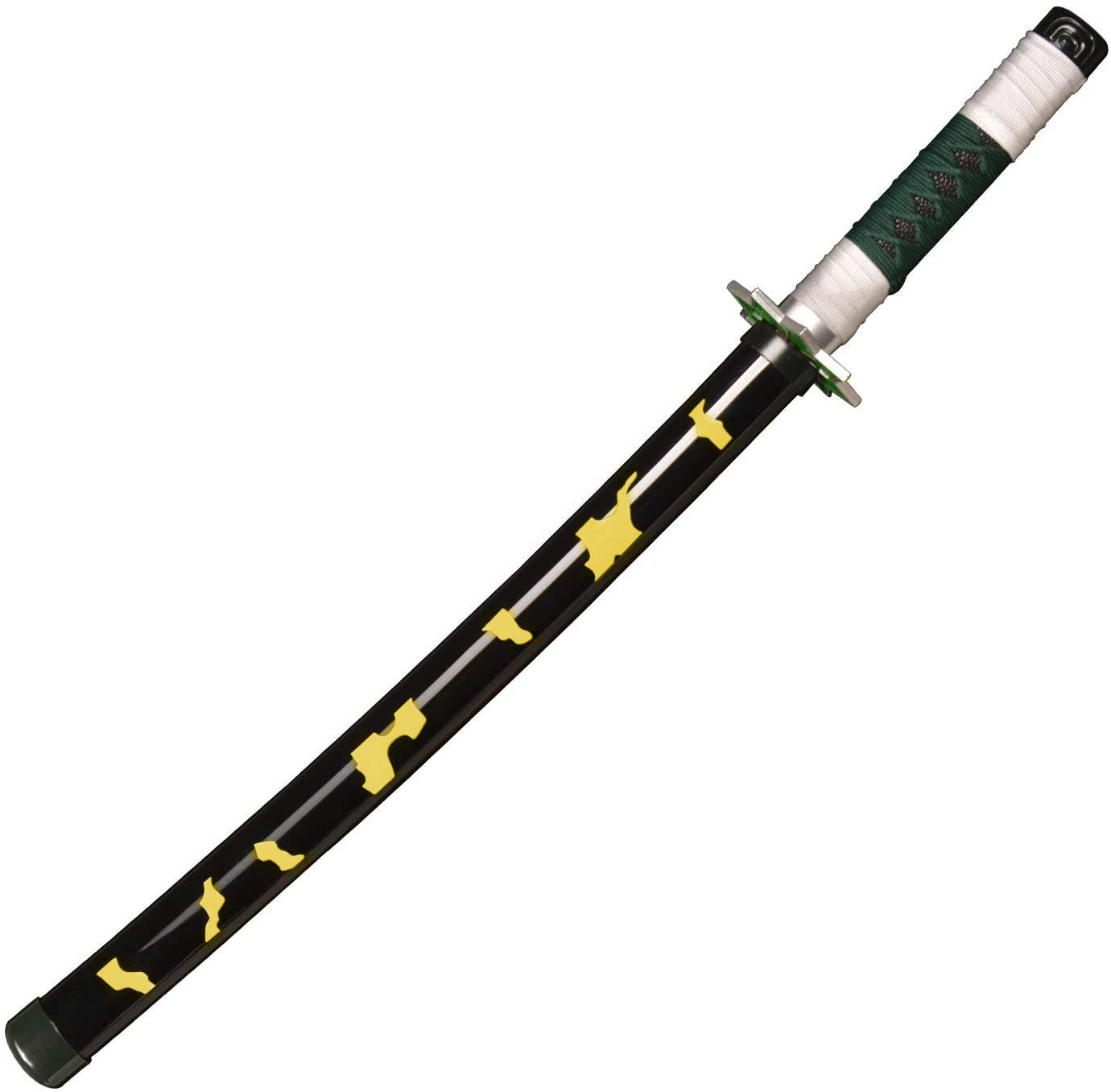 Katana (Sword) Anime: Demon Slayer - Sanemi Shinazugawa Nichirin Katanas Bambo Blade with Plastic Scabbard (40 Inch)