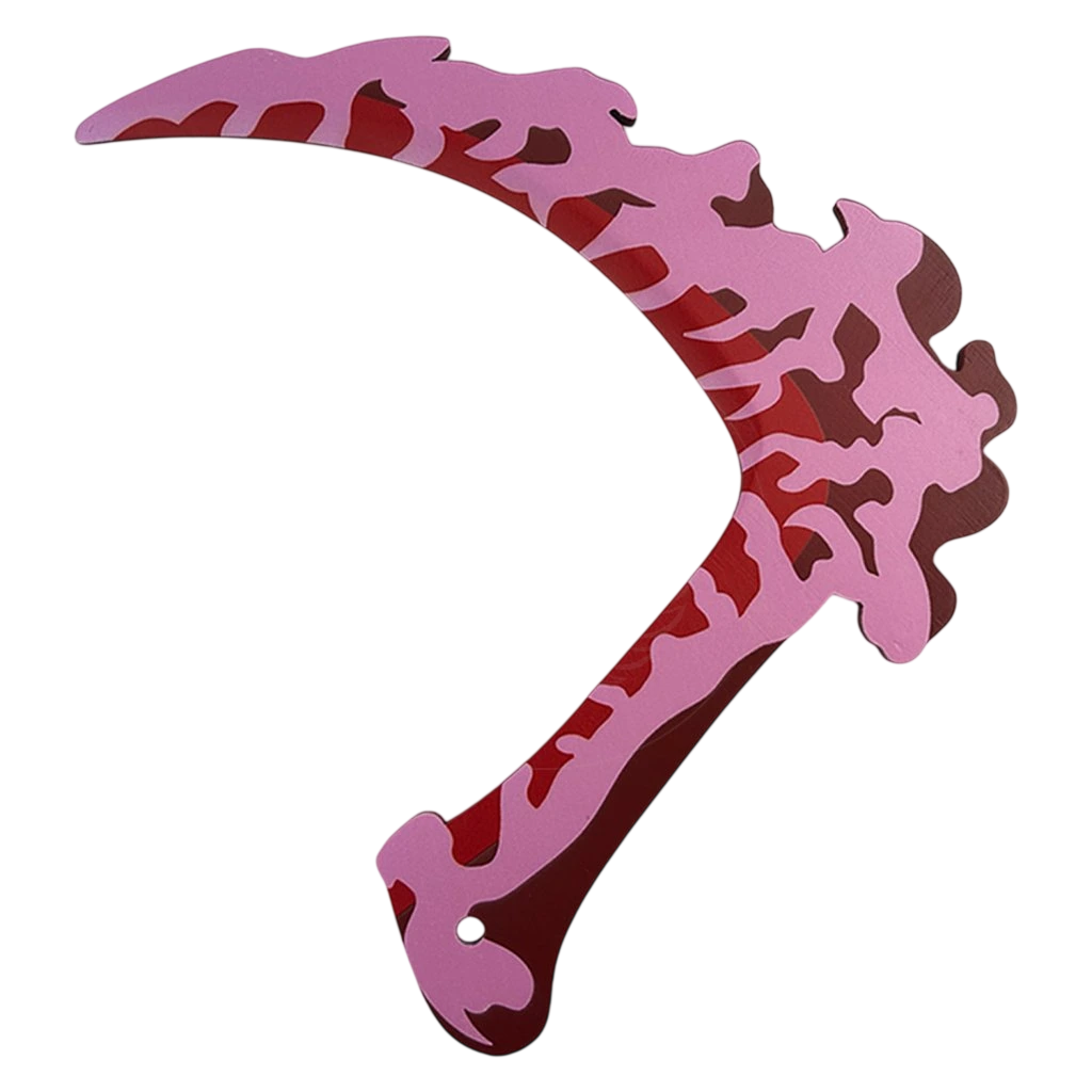 Katana (Sword) Anime: Demon Slayer - Gyutaro Flesh Kama Bambo Single Blade (9.8 Inch)