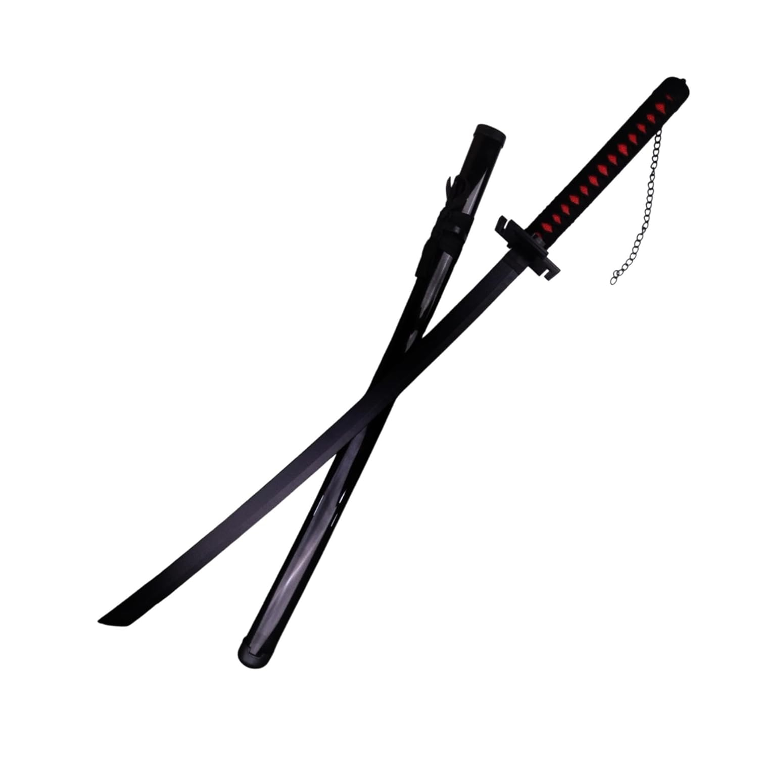 Katana (Sword) Anime: Bleach - Ichigo Kurosaki Tensa Zangetsu Bambo Blade with Plastic Scabbard (39.3 Inch)