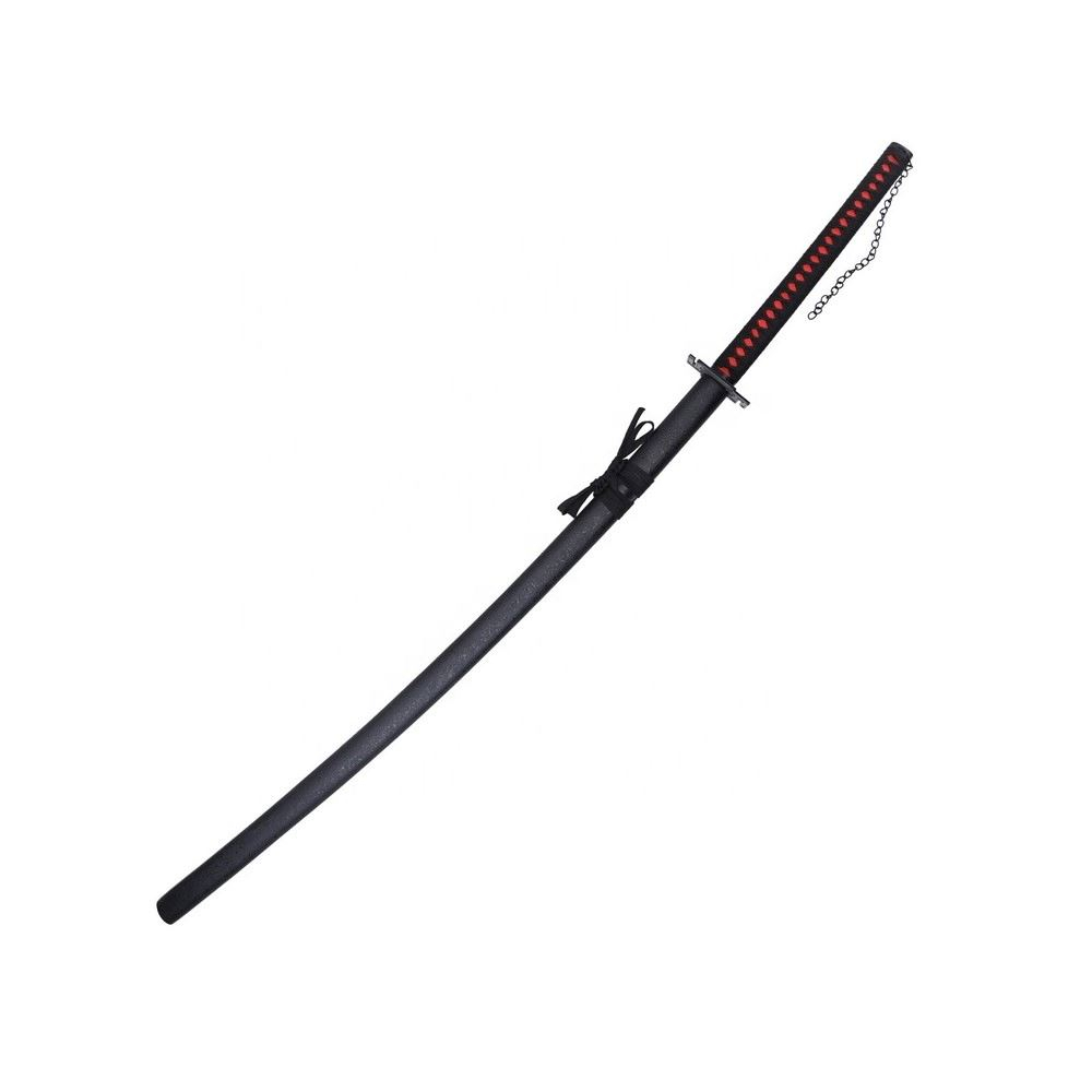 Katana (Sword) Anime: Bleach - Ichigo Kurosaki Ultimate Tensa Zangetsu Bambo Blade with Plastic Scabbard (40 Inch)
