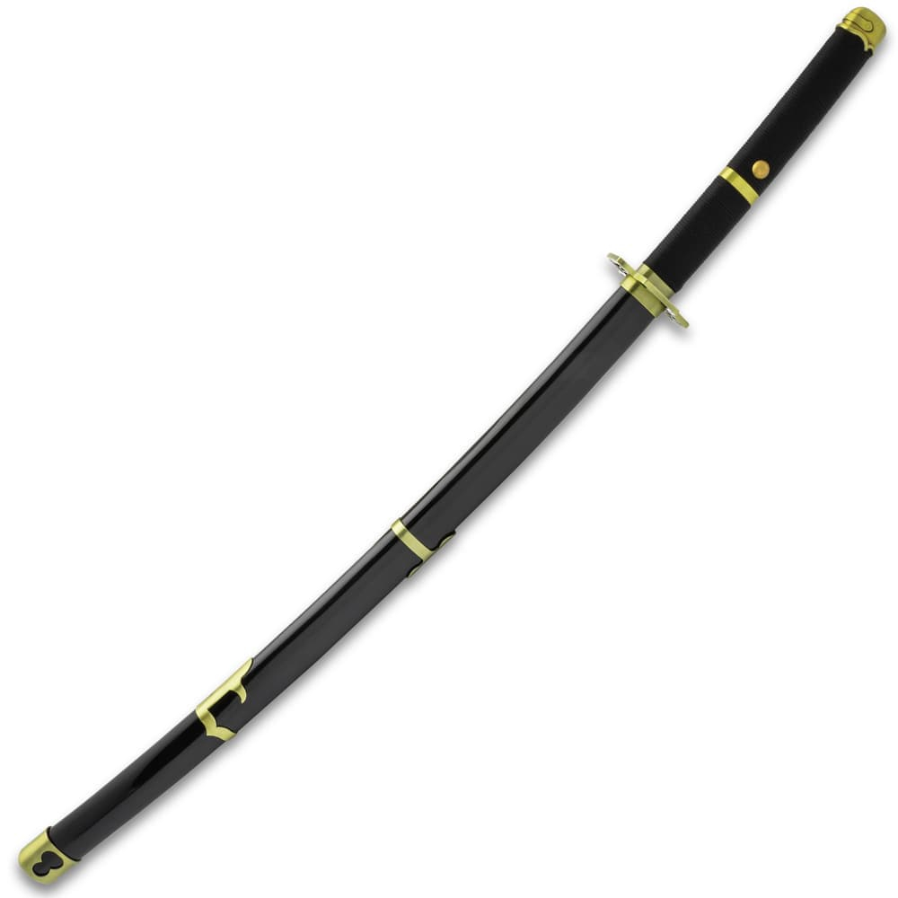 Katana (Sword) Anime: One Piece - Roronoa Zoro Yubashiri Sword Bambo Blade with Plastic Scabbard (40 Inch)