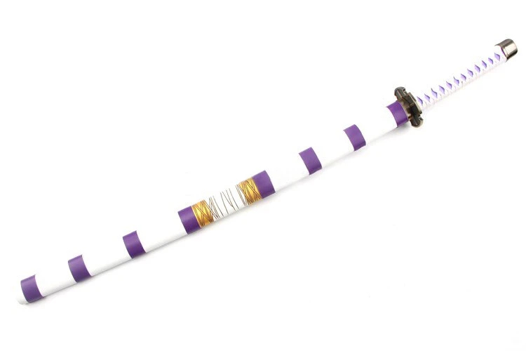 Katana (Sword) Anime: One Piece - Kouzuki Sukiyaki Nidai Kitetsu Sword Bambo Blade with Plastic Scabbard (40 Inch)
