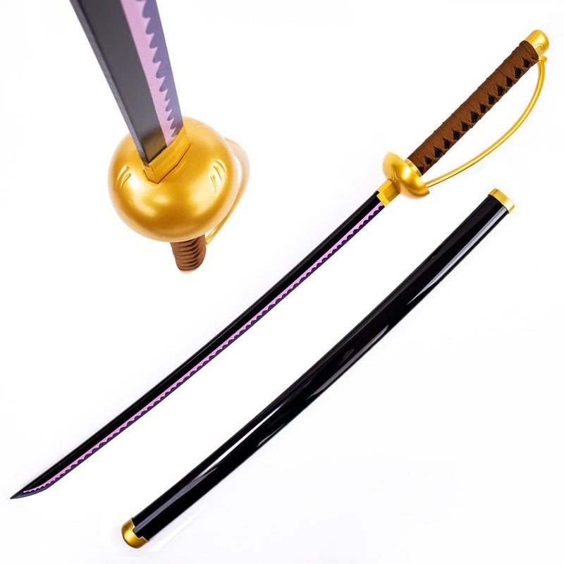 Katana (Sword) Anime: One Piece - Gol D. Roger Ace Sword Bambo Blade with Plastic Scabbard (40 Inch)