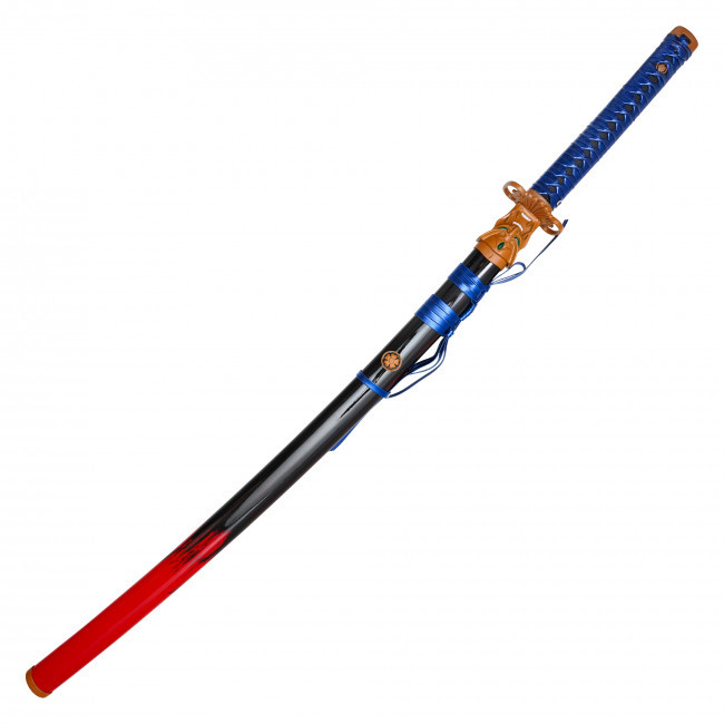 Katana (Sword) Games: Valorant - Onimaru Kunitsuna Blue Bamboo Blade with Plastic Scabbard (42.5 Inch)
