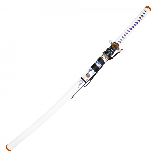 Katana (Sword) Games: Valorant - Onimaru Kunitsuna White Bamboo Blade with Plastic Scabbard (42.5 Inch)