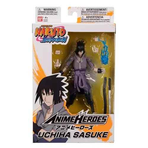 BANDAI NAMCO - Anime Heroes: Naruto Shippuden - Sasuke Uchiha (Action Figure)