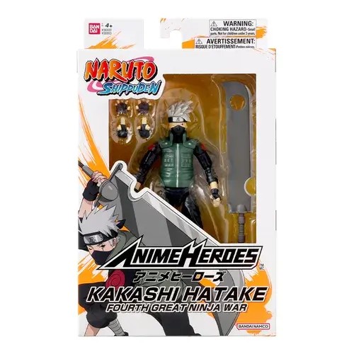 BANDAI NAMCO - Anime Heroes: Naruto Shippuden - Kakashi Hatake (Fourth Great Ninja War Version) (Action Figure)