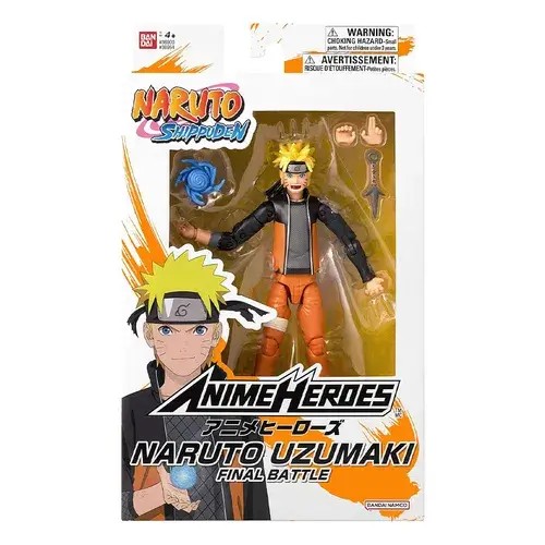 BANDAI NAMCO - Anime Heroes: Naruto Shippuden - Naruto Uzumaki (Final Battle Version) (Action Figure)