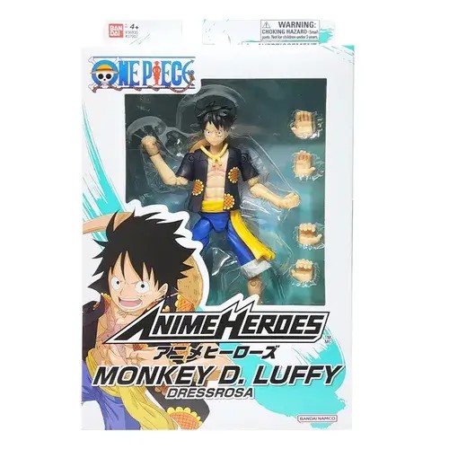BANDAI NAMCO - Anime Heroes: One Piece - Monkey D. Luffy (Dressrosa Version) (Action Figure)