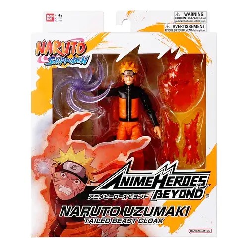 BANDAI NAMCO - Anime Heroes: Naruto Shippuden - Naruto Uzumaki (Tailed Beast Cloak Version) (Action Figure)