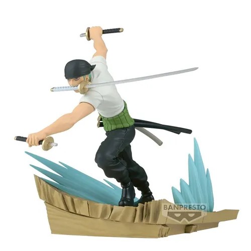 BANDAI NAMCO - Banpresto Senkozekkei Anime: One Piece 25th Anniversary - Roronoa Zoro
