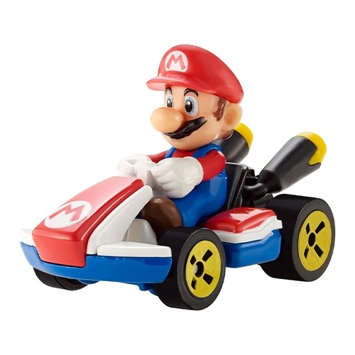 Mattel Hot Wheels Super Mario Die-Cast 1:64, Mario Standard Kart (GBG26 Group GBG25-977A)