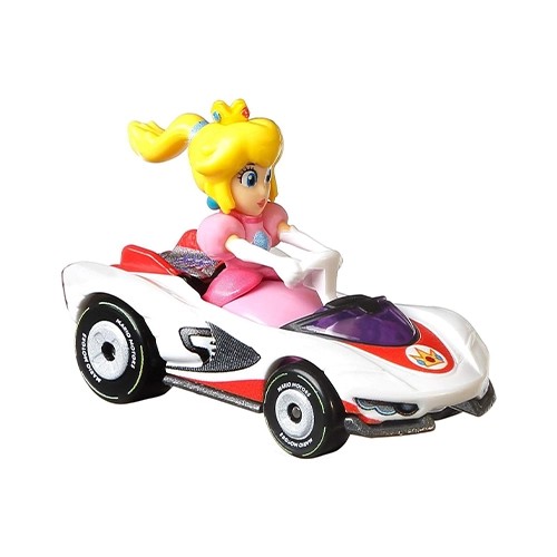 Mattel Hot Wheels Super Mario Die-Cast 1:64, Peach P-Wing (GJH58 Group GBG25-978T)