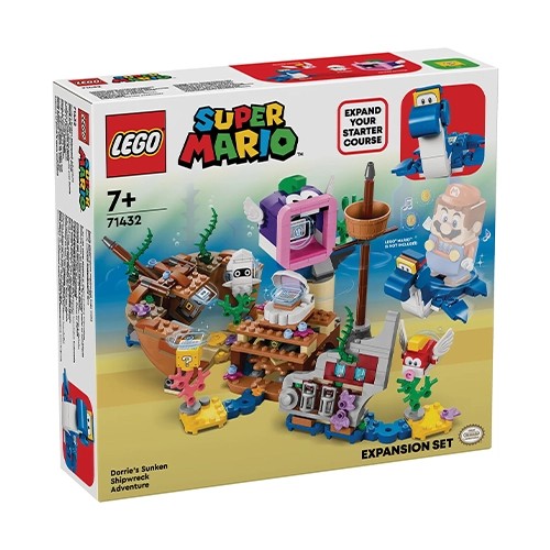 Lego - Games: Super Mario - Dorries Sunken Shipwreck Adventure Expansion Set 71432