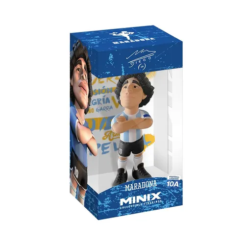 MINIX - Football Legends Sports: Football - Argentina - Diego Armando Maradona  #10A (12 Cm)