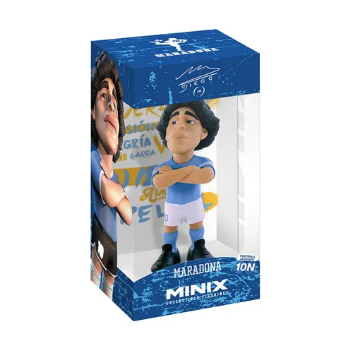 MINIX - Football Legends Sports: Football - Napoli - Diego Armando Maradona  #10N (12 Cm)