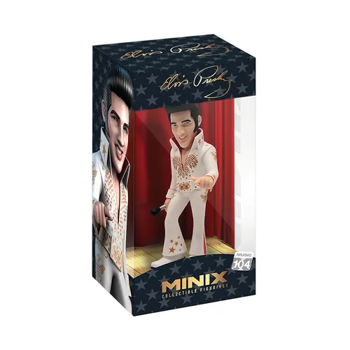 MINIX Music: Rock & Roll Elvis Presley in White Suit #104 (12 Cm)