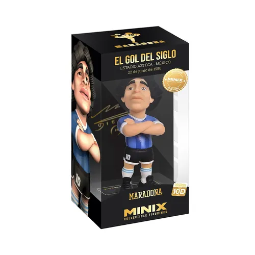 MINIX - Football Legends Sports: Football - Argentina - Diego Armando Maradona (Goal of the Century) (Special Edition) #10D (12 Cm)
