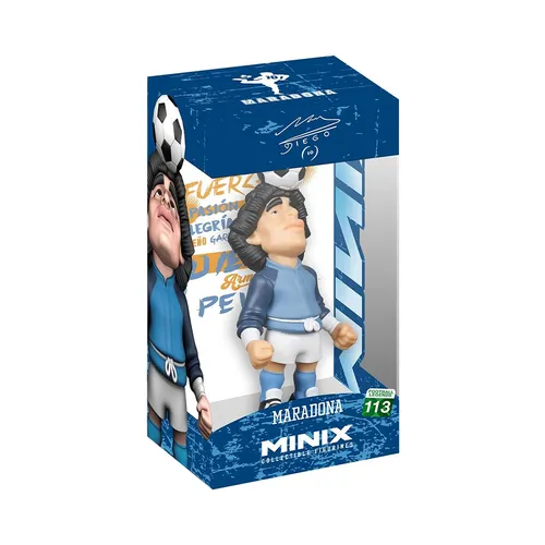 MINIX - Football Legends Sports: Football - Napoli - Diego Armando Maradona (Life is Life Warm Up) #113 (12 Cm)