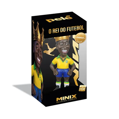 MINIX - Football Legends Sports: Football - Brazil - Pele (The King of Football) (Special Edition) #110F (12 Cm)