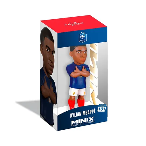 MINIX - Football Stars Sports: Football - France - Kylian Mbappe #101 (12 Cm)