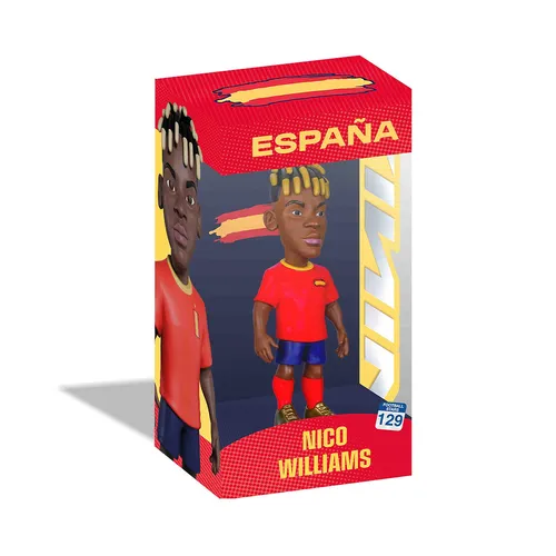 MINIX - Football Stars Sports: Football - Spain - Nico Williams #129 (12 Cm)