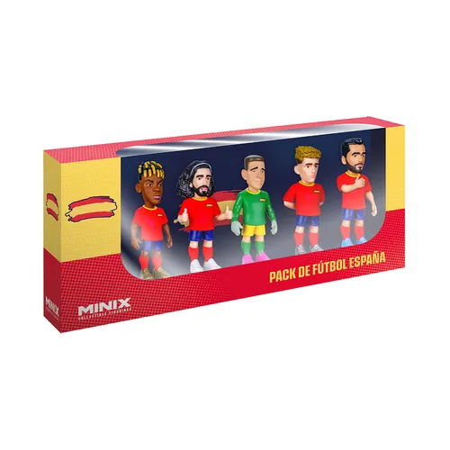 MINIX - Football Stars 5-Pack Sports: Football - Spain - (Williams, Cucurella, Simón, Fermín, Merino) (7 Cm)