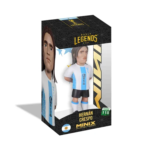 MINIX - World Legends Cup Sports: Football - Argentina - Hernan Crespo #115 (12 Cm)