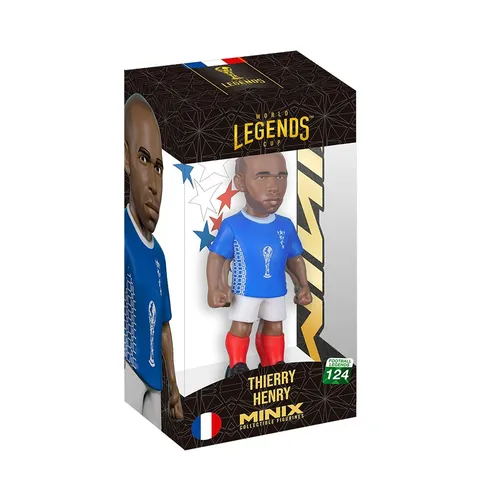 MINIX - World Legends Cup Sports: Football - France - Thierry Henry #124 (12 Cm)