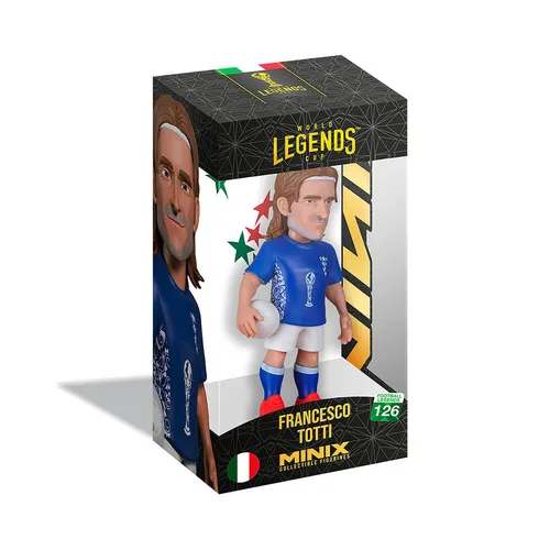 MINIX - World Legends Cup Sports: Football - Italy - Francesco Totti #126 (12 Cm)