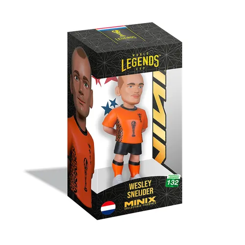 MINIX - World Legends Cup Sports: Football - Netherlands - Wesley Sneijder #132 (12 Cm)