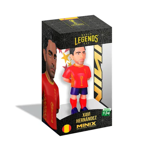 MINIX - World Legends Cup Sports: Football - Spain - Xavi Hernandez #134 (12 Cm)