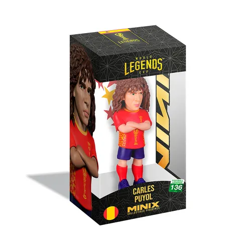 MINIX - World Legends Cup Sports: Football - Spain - Carles Puyol #136 (12 Cm)