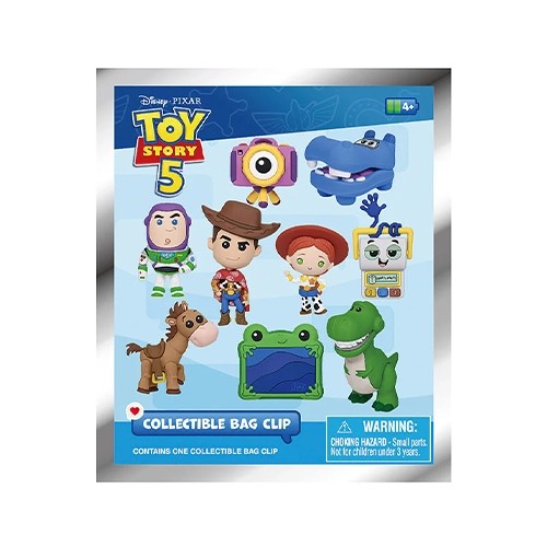 Monogram Cartoon Animation: Disney Pixar - Toy Story 5 3D Foam Bag Clip Series 1 (One Random Piece) (CDU12PCS)
