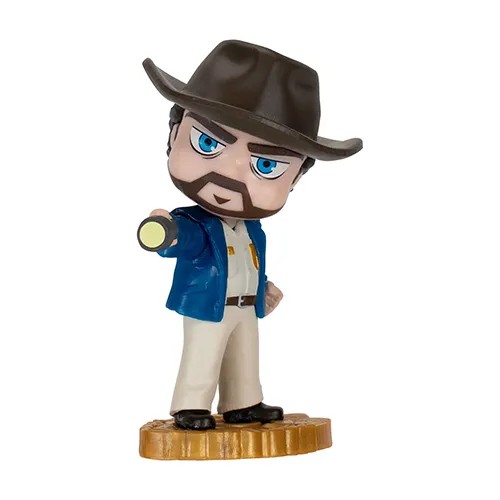 Jazwares Tv Series: Netflix - Stranger Things Mystery Blind Box Chibi Figures (Hopper On Police Badge) (CDU9PCS) (STRT0008)