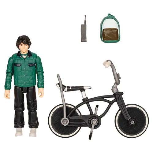 Jazwares Tv Series: Netflix - Stranger Things - Mike Wheeler with Bike Deluxe (3.75 Inch) (STRT0107)