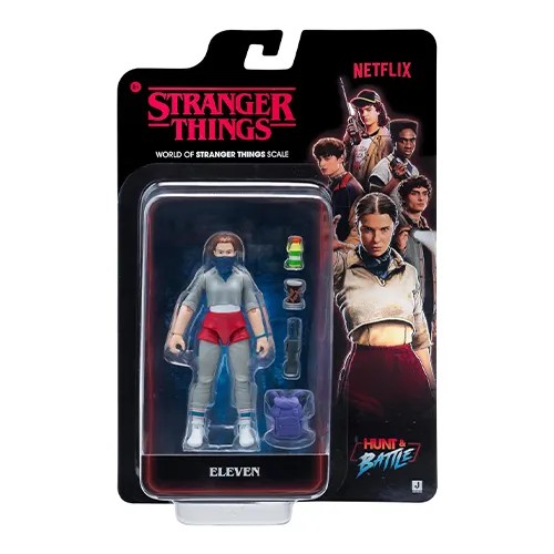 Jazwares Tv Series: Netflix - Stranger Things -  Hunt & Battle Eleven (3.75 Inch) (STRT0001)