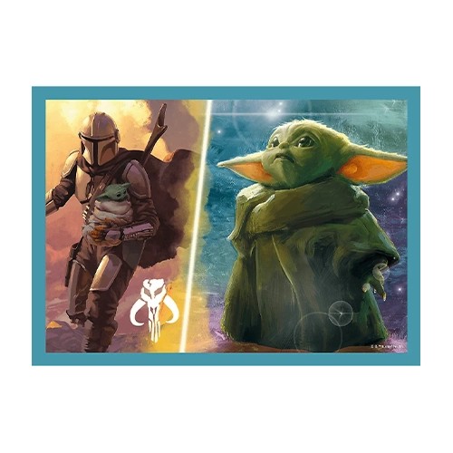 Trefl Puzzle - Star Wars: The Mandalorian 4In1 (207 PCS)